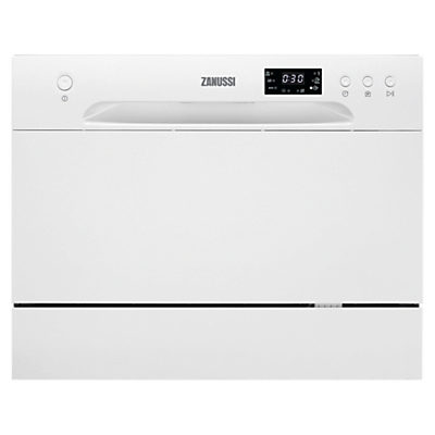 Zanussi ZDM17301WA Compact Freestanding Dishwasher, White